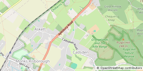 Map of Cadsden, Buckinghamshire