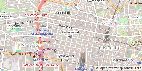 Map of Glasgow