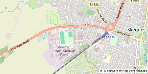 Map of Skegness, Lincolnshire