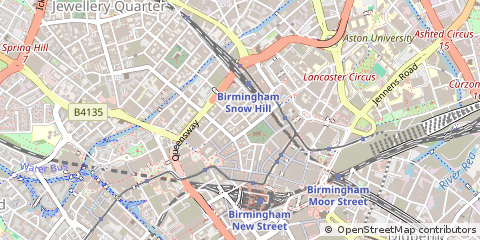 Map of Birmingham, Derbyshire