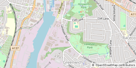 Map of Ipswich, Suffolk