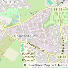 Map of Weymouth, Dorset