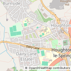Map of Houghton LE Spring