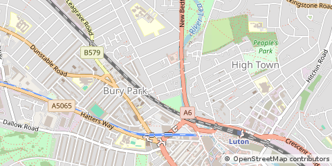 Map of Luton