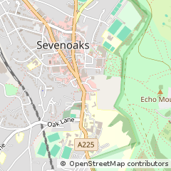 Map of Sevenoaks