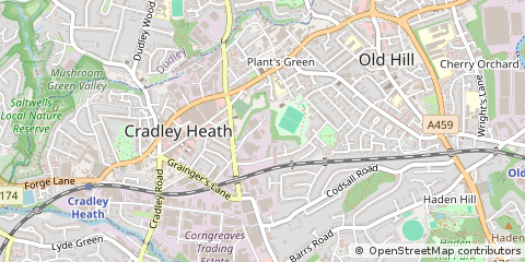 Map of Warley, West Midlands