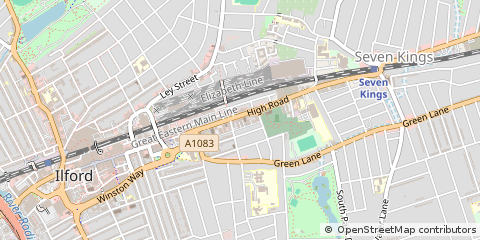 Map of Ilford