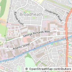 Map of Altrincham, Cheshire