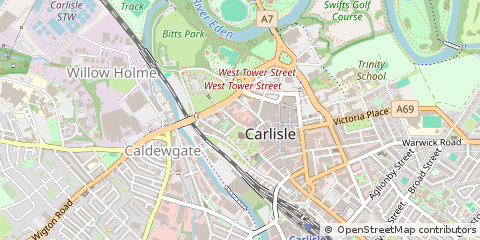 Map of Carlisle