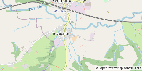 Map of Whitland