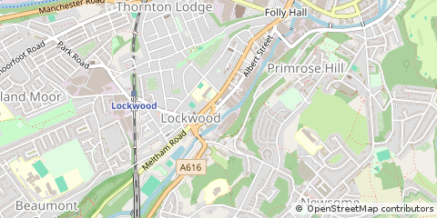 Map of Huddersfield