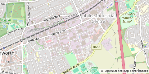Map of Letchworth Garden City