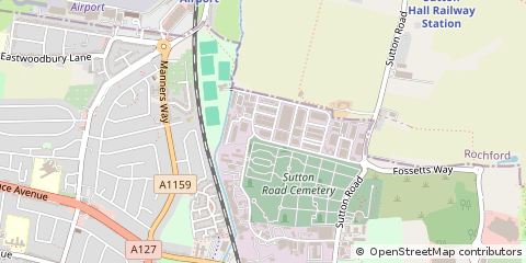 Map of Southend-on-SEA, Essex