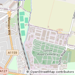 Map of Southend-on-SEA, Essex