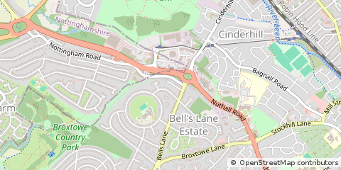 Map of Nottingham