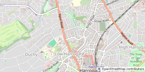 Map of Harrogate