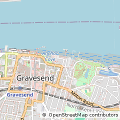 Map of Gravesend, Gravesham