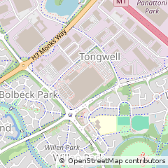 Map of Milton Keynes, Buckinghamshire