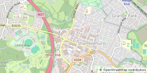 Map of Southampton, Hampshire