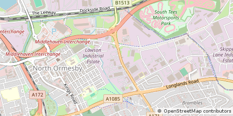 Map of Middlesbrough