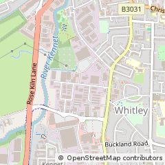 Map of Reading, Berkshire