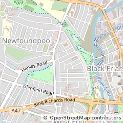 Map of Leicester