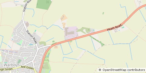 Map of Huntingdon, Cambridgeshire