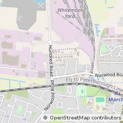 Map of March, Cambridgeshire