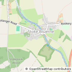 Map of Stoke Bruerne, Nothamptonshire