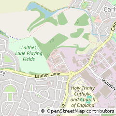 Map of Barnsley