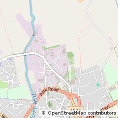 Map of Ruthin, Clwyd