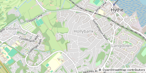 Map of Southampton, Hampshire