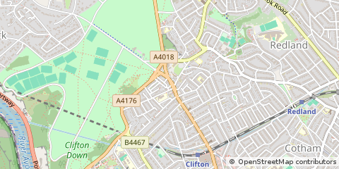 Map of Bristol, Avon