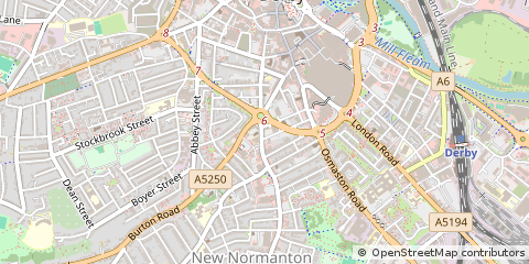 Map of Derby