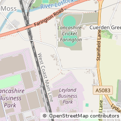 Map of Leyland , Preston