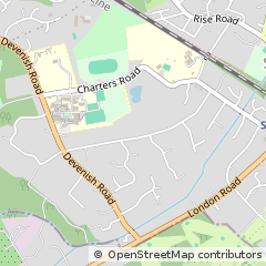 Map of Ascot, Berkshire