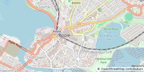 Map of Poole