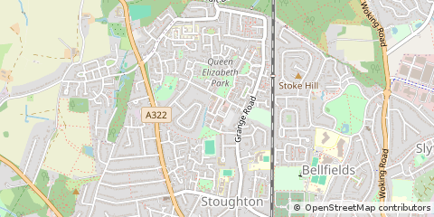 Map of Surrey