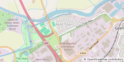 Map of Grangemouth
