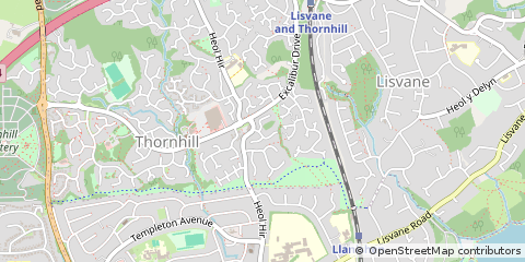 Map of Cardiff