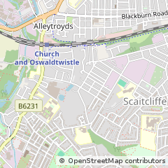 Map of Accrington