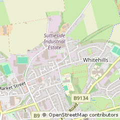 Map of Forfar, Angus
