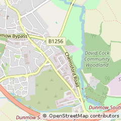 Map of Dunmow, Essex