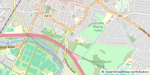 Map of Slough, Berkshire