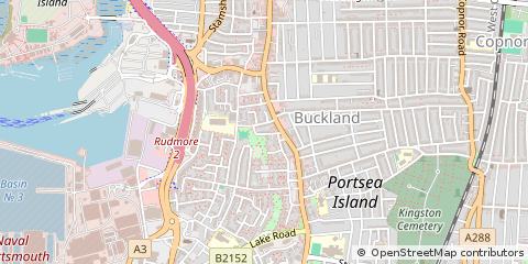Map of Portsmouth, Hampshire
