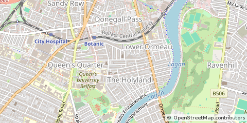 Map of Belfast