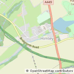 Map of Dudley, Staffordshire