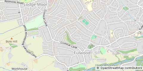 Map of Sheffield