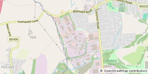 Map of Sutton-in-Ashfield, Nottinghamshire