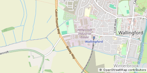 Map of Wallingford, Oxfordshire
